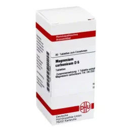 MAGNESIUM CARBONICUM D 6 compresse, 80 pz
