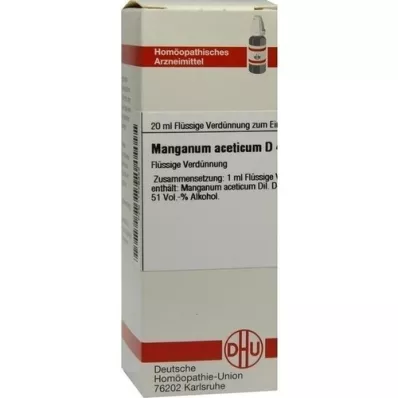 Manganum acet d 4, 20 ml