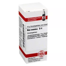 NUX VOMICA D 4 Globuli, 10 g