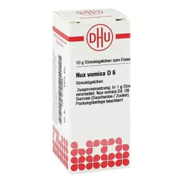 NUX VOMICA D 6 Globuli, 10 g