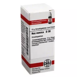 NUX VOMICA D 30 Globuli, 10 g