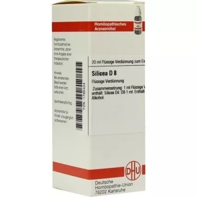 SILICEA D 8 Diluizione, 20 ml