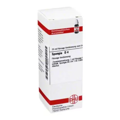 SPONGIA D 4 Diluizione, 20 ml SPONGIA D 4 Diluizione, 20 ml