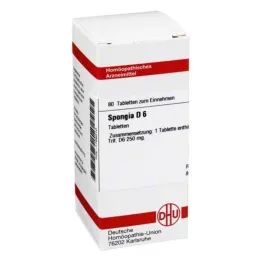 SPONGIA D 6 compresse, 80 pz