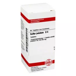SULFUR JODATUM D 6 compresse, 80 pz