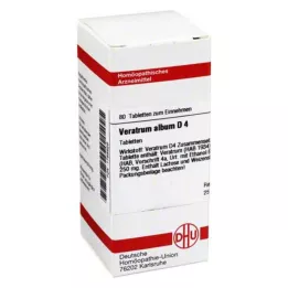VERATRUM ALBUM D 4 compresse, 80 pz