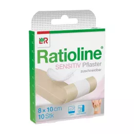 RATIOLINE medicazione delicata per ferite 8 cmx1 m, 1 pz