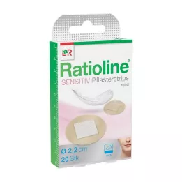 RATIOLINE strisce di pavimentazione sensibili rotonde, 20 ore