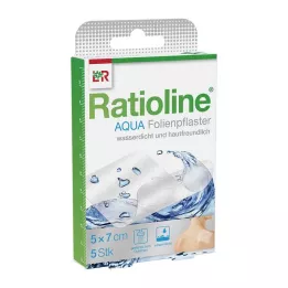 RATIOLINE cerotto doccia aqua 5x7 cm, 5 pz