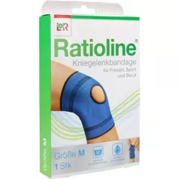 RATIOLINE Bandage del giunto del ginocchio attivo Gr.M, 1 pz