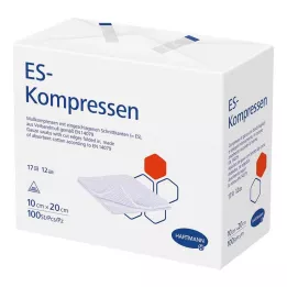 ES-KOMPRESSEN UNSTERIL 10x20 cm 12 volte, 100 pz