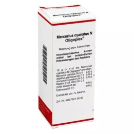 MERCURIUS CYANATUS N Oligoplex liquidum, 50 ml