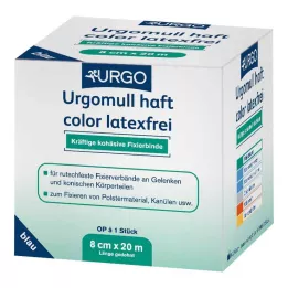 URGOMULL manico colorato senza lattice 8 cmx20 m blu, 1 pezzo