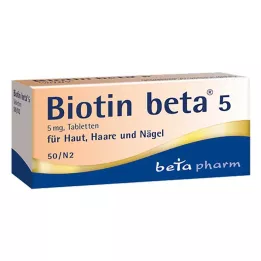 BIOTIN BETA 5 compresse, 50 pz