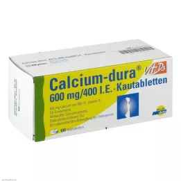 CALCIUM DURA Vit D3 600 mg/400 I.E. compresse masticabili, 100 pz