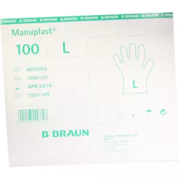 Manisplast Una volta Guanti Grande luce, 100 pz