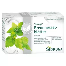 SIDROGA Bustine filtro di tè alle foglie di ortica, 20X1,5 g