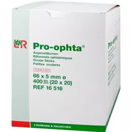 PRO-OPHTA Tamponi oculari sterili, 400 pz
