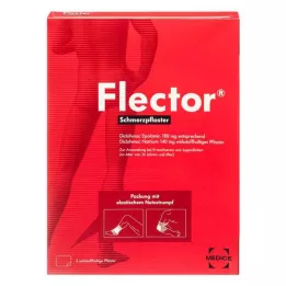 FLECTOR Cerotto antidolorifico + calza elastica a rete, 5 pz