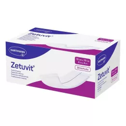ZETUVIT Compresse assorbenti non sterili 10x10 cm, 30 pz