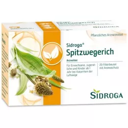 SIDROGA Spitzwegerich Tea Filter Bag, 20x1,4 g
