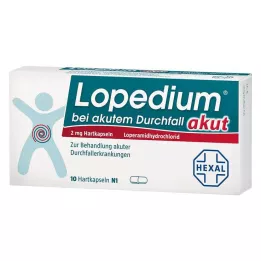 LOPEDIUM acuto per diarrea acuta capsule rigide, 10 pz