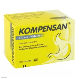 KOMPENSAN Compresse 340 mg, 100 pz