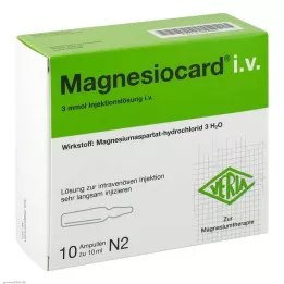 MAGNESIOCARD e.v. Soluzione iniettabile, 10X10 ml