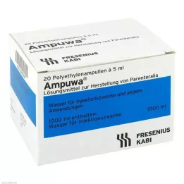 AMPUWA Amplificatore in plastica. Soluzione iniettabile/infusionale, 20X5 ml