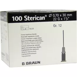 STERICAN Cannula Luer-Lok 0,70x30 mm Gr