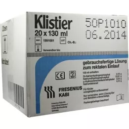 KLISTER, 20x130 ml