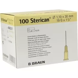STERICAN Cannulas 19 GX1 1/4 1.1x30 mm, 100 pz