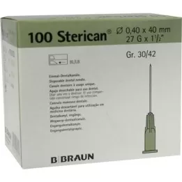 STERICAN Dentalkan.Luer 0.4x40 mm, 100 pz