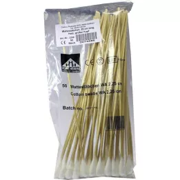 WATTESTÄBCHEN Legno grande testa 25 cm, 50 pz