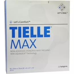 TIELLE Max medicazione idropolimero 11x11 cm, 10 pz