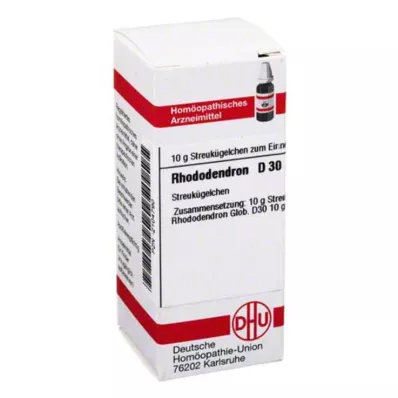 RHODODENDRON D 30 Globuli, 10 g