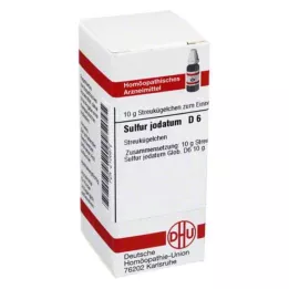 SULFUR JODATUM D 6 Globuli, 10 g