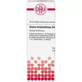 OLEUM TEREBINTHINAE D 4 diluizione, 20 ml