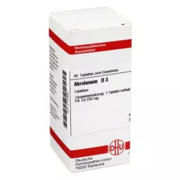 ABROTANUM D 3 compresse, 80 pz