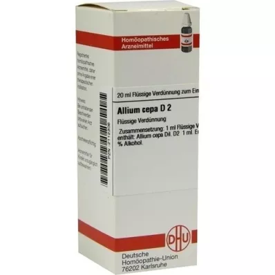 ALLIUM CEPA D 2, 20 ML ALLIUM CEPA D 2, 20 ML