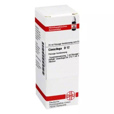 CIMICIFUGA D 12 Diluizione, 20 ml CIMICIFUGA D 12 Diluizione, 20 ml