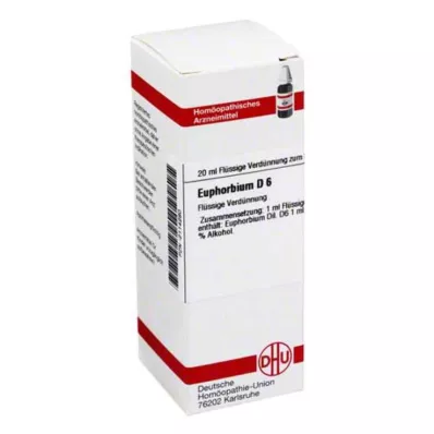 EUPHORBIUM D 6 Diluizione, 20 ml