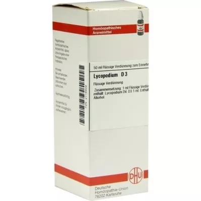 LYCOPODIUM D 3 Diluizione, 50 ml LYCOPODIUM D 3 Diluizione, 50 ml