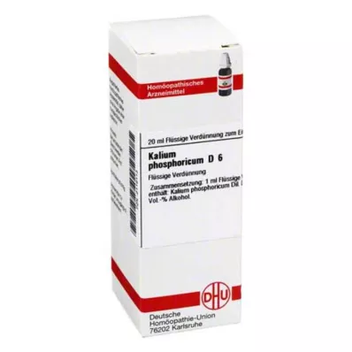 KALIUM PHOSPHORICUM D 6 Diluizione, 20 ml
