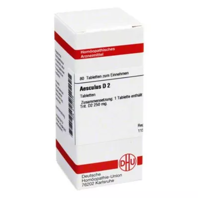 AESCULUS D 2 compresse, 80 pz AESCULUS D 2 compresse, 80 pz