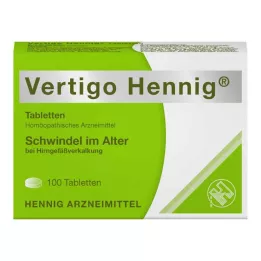 VERTIGO HENNIG Compresse, 100 pz