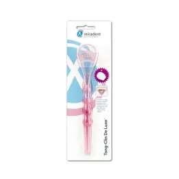 MIRADENT Puliscilingua Tong-Clin de L. rosa trans., 1 pz