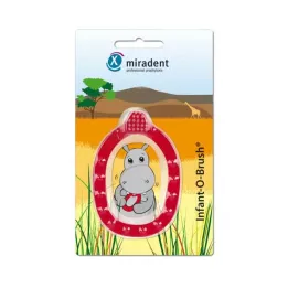 MIRADENT Spazzolino didattico per bambini Infant-O-Brush rosso, 1 pezzo