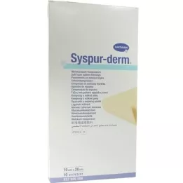 Syspur Derm 10x20 cm Schiuma morbida compressa, 10 pz