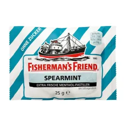 Fishermans Friend Pastiglie alla menta verde senza zucchero, 25 g